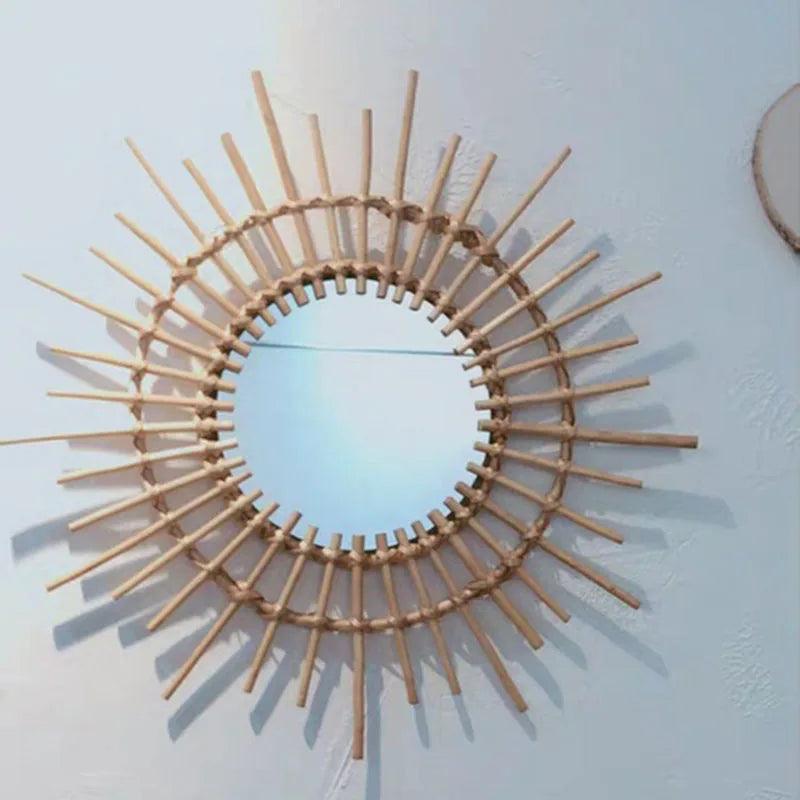 Irregular Art Mirrors Bathroom Makeup Nordic Hanging Mirrors Aesthetic Round Luxury Adornos Para El Hogar Home Decoration - Pacisia