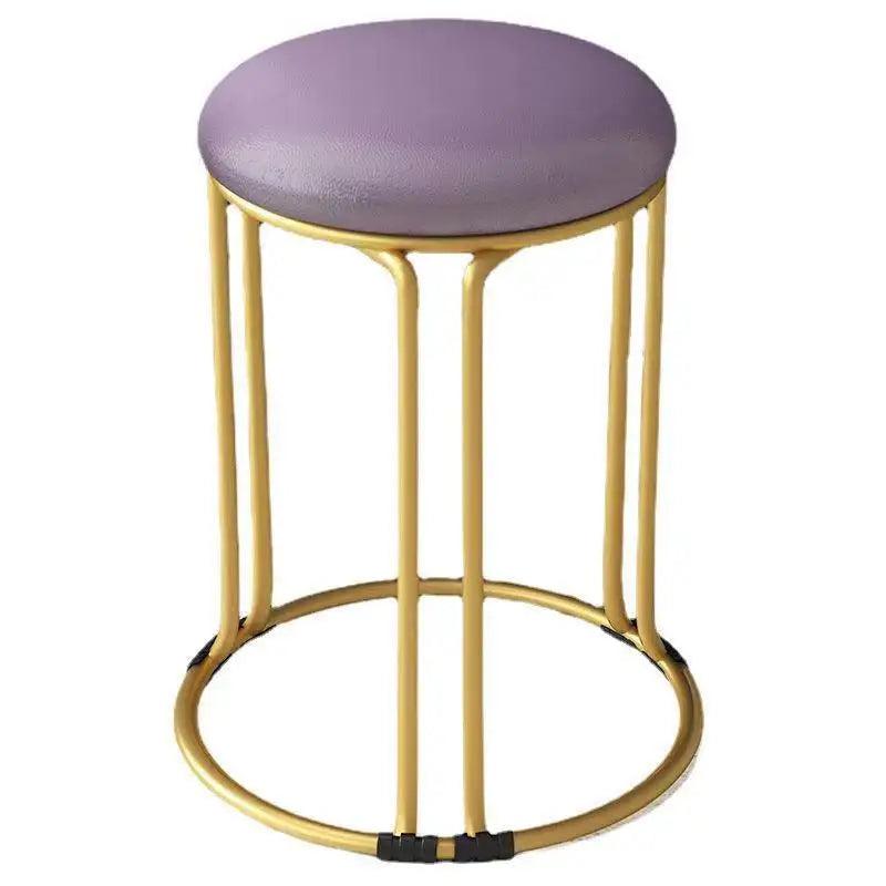 J28 Light luxury stool wholesale household chair stackable round stool internet celebrity dining table stool simple round stool - Pacisia