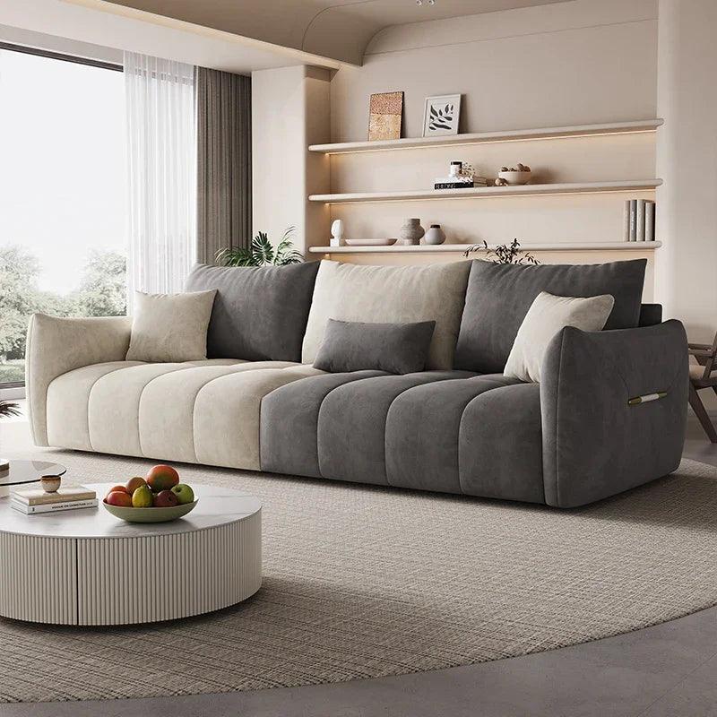 Nordic 3 Seater Sofa Puffs Inflavel Living Room Design European Sectional Sofa Modular Creative Dining Room Muebles Furniture - Pacisia