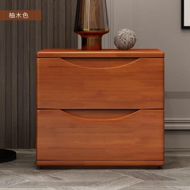 Wood Luxury Bedside Table Bedroom Dressers Drawers Nightstand Storage China Organizer Computer Mesitas De Noche Home Furniture - Pacisia