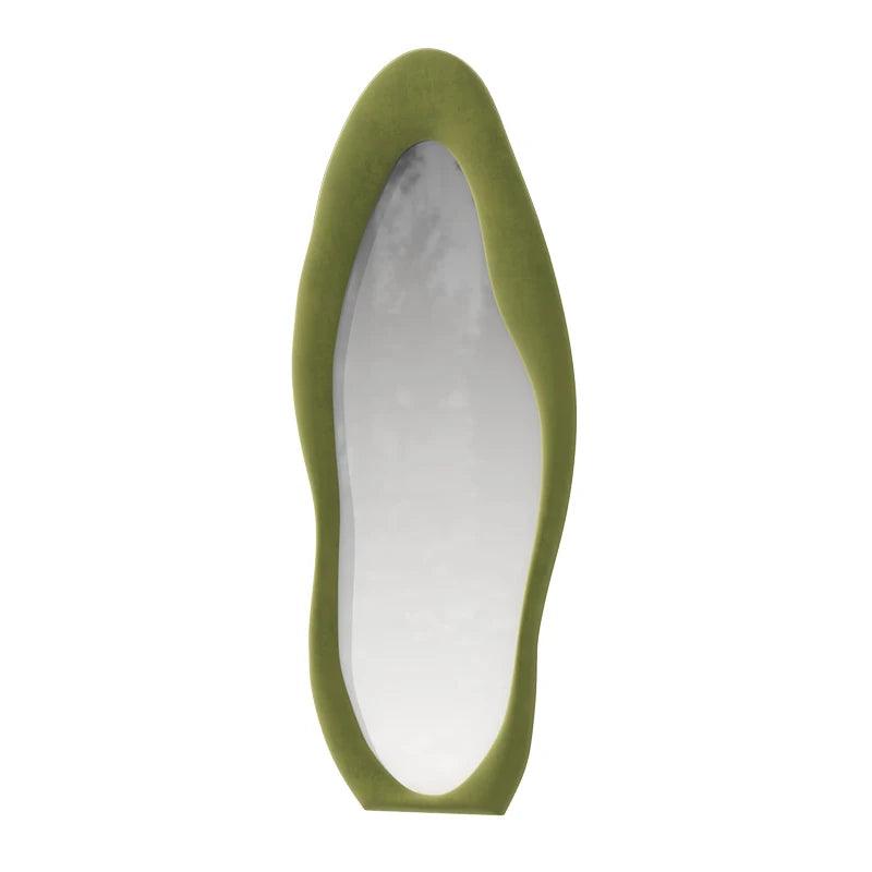 Irregular Larger Decorative Mirrors Nordic Toilet Wavy Aesthetic Decorative Mirrors Bedroom Miroir Mural Home Decoration - Pacisia