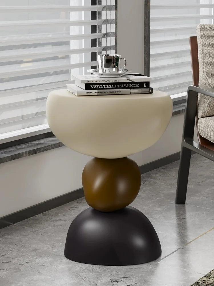 Creative Imitation Stone Tea Table,Nordic Small Side Table,Modern Coffee Table, Corner Table,High-end Home Decoration Furniture - Pacisia