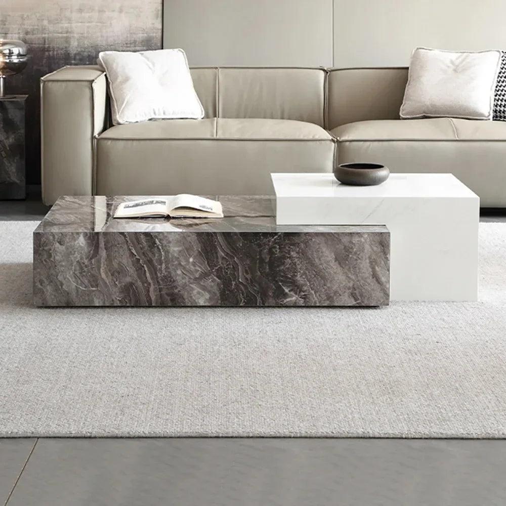 Floor Designer Coffee Table Books Minimalist Solid Low Display Coffee Tables Rectangle Grey Mesa Balcon Entrance Hall Furniture - Pacisia