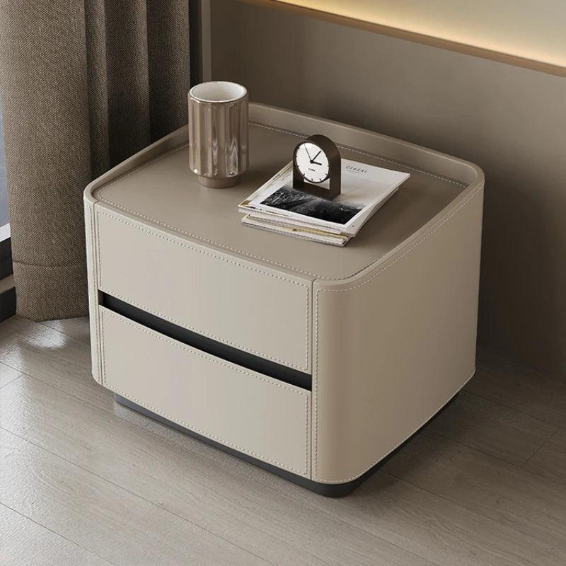 Cabinets Living Room Night Stand Table Auxiliary Tables Rooms Bedside Nightstands Wood Low White Dresser Mueble Narrow End - Pacisia