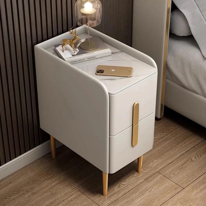 Bedside Storage Nightstand Nordic Modern Bedroom Luxury Home Nightstands Wood Minimalist Mesitas De Noche Hotel Furniture - Pacisia