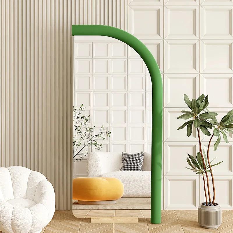 Glassmirror Bathroom Irregular Luxury Asthetic Asymmetric Mirror Wall Design Floor Espejos Cuerpo Entero Living Room Decoration - Pacisia
