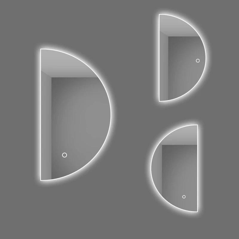 Led Lighted Makeup Full Body Mirror Bathroom Decorative Multifunct Dressing Large Mirror Bedroom Nordic Espejo Aumento Decor - Pacisia