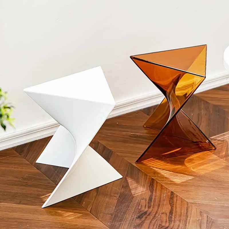 Minimalist Modern Coffee Tables Decoration Living Room Accessories Transparent Sofa Side Table Geometric Bedroom Corner Tables - Pacisia