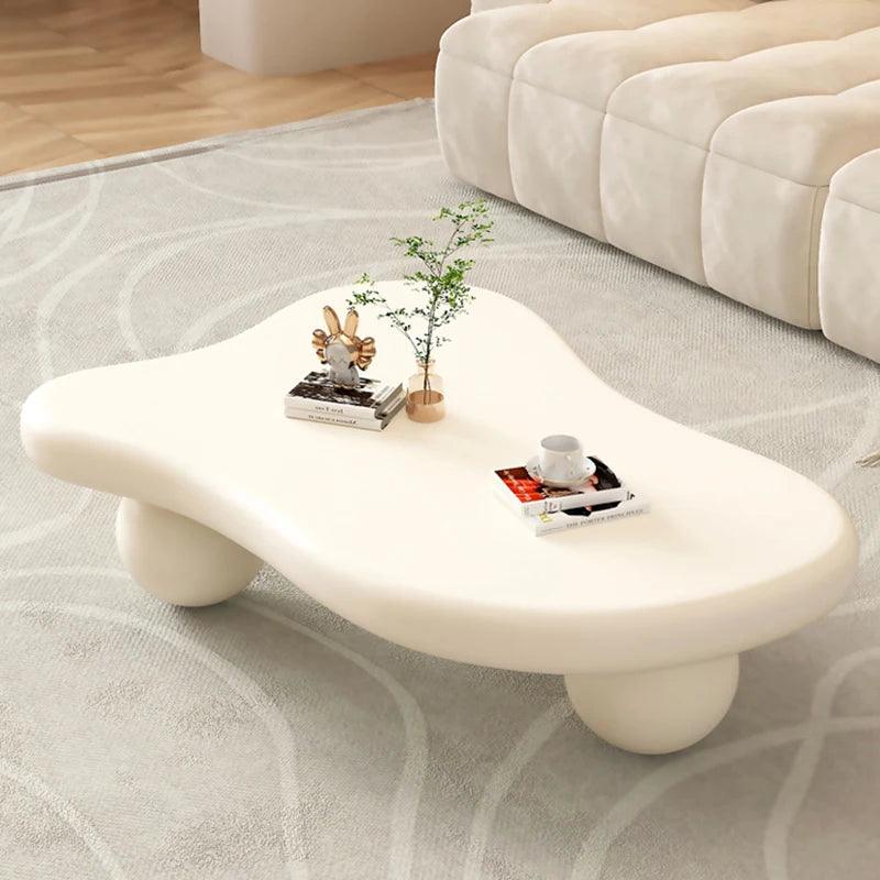 Luxury Modern Coffee Tables Living Room Irregular Ornaments Coffee Table Storage Aesthetic White Center Muebles Home Furniture - Pacisia