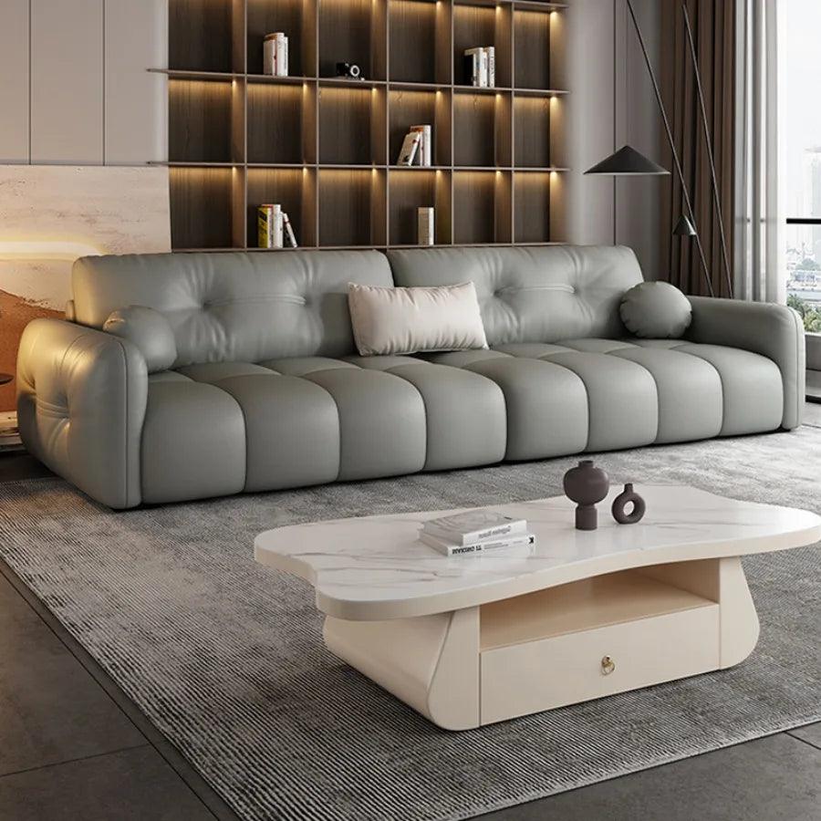 Modern Sectional Living Room Sofas Furniture Europe Luxury Living Room Sofas Beds Lazy Leather Confort Nordic Salon Meuble Sofas - Pacisia