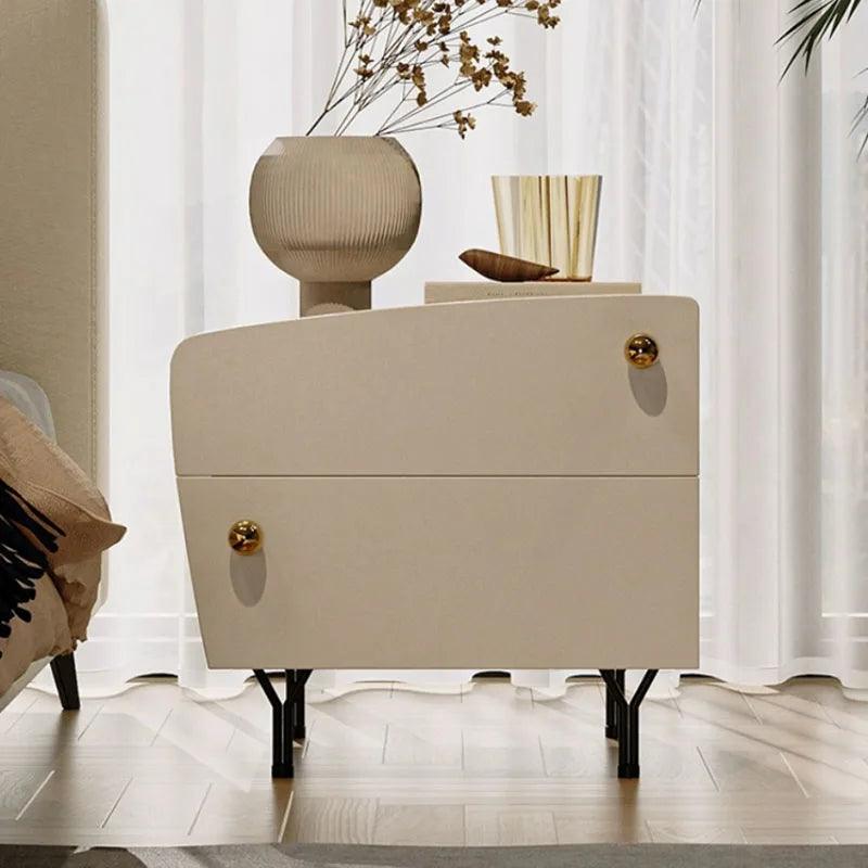 Girl White Nightstand Bedside Nordic Cute Trendy Drawers Night Table Mid Century Space Saving Mesitas De Noche Bedroom Furniture - Pacisia