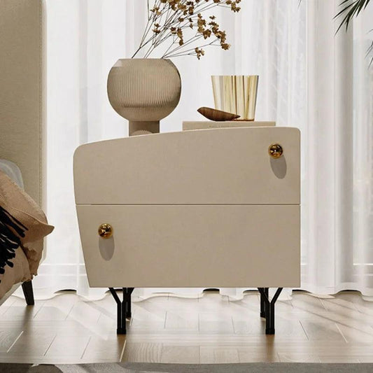Girl White Nightstand Bedside Nordic Cute Trendy Drawers Night Table Mid Century Space Saving Mesitas De Noche Bedroom Furniture - Pacisia
