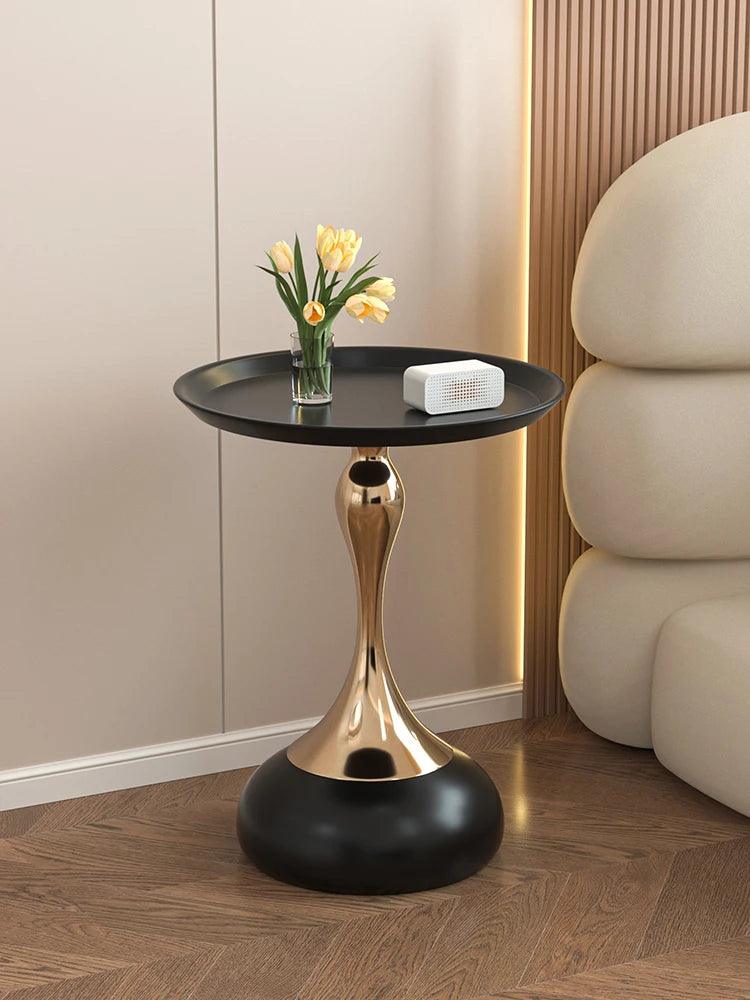 Iron Art Coffee Table, Cream Style Furniture, Living Room Sofa Side Table, Bedroom Bedside Storage Rack, Light Luxury Simplicity - Pacisia