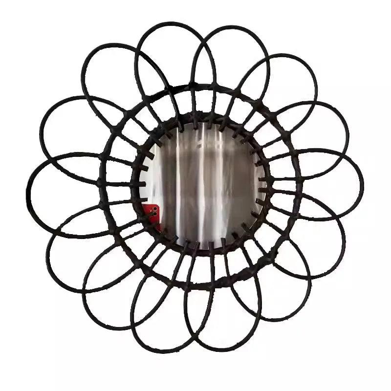 Irregular Art Mirrors Bathroom Makeup Nordic Hanging Mirrors Aesthetic Round Luxury Adornos Para El Hogar Home Decoration - Pacisia