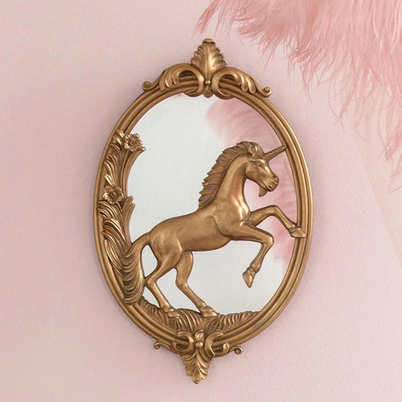 Luxury Decorative Mirrors Antique Circle Glass Nordic Circle Decorative Mirrors Wall Pegatina Espejo Decoration Aesthetic - Pacisia