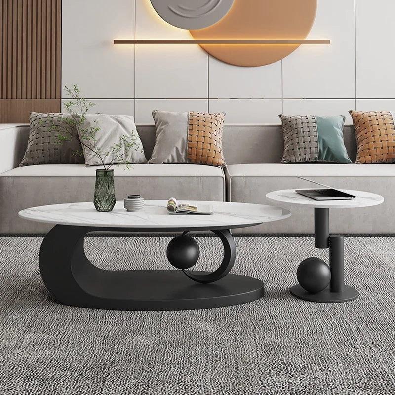 Nordic Coffee Table Minimalist Console Corner Vintage Table Frames Design Console Sofas Tavolino Da Salotto Home Furniture - Pacisia