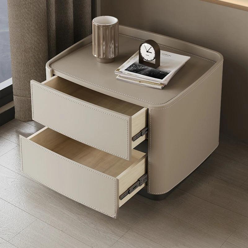 Cabinets Living Room Night Stand Table Auxiliary Tables Rooms Bedside Nightstands Wood Low White Dresser Mueble Narrow End - Pacisia