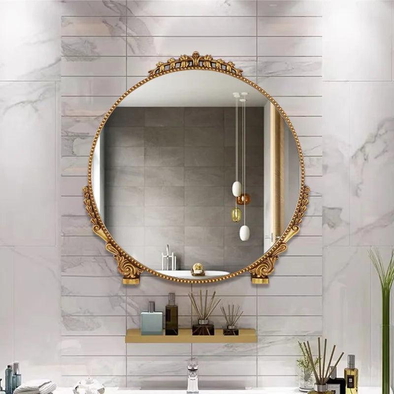Round Hallway Mirrors Design Unbreakable Funky Macrame Mirrors Quality Luxury Gold Dekoracyjne Lustra Decor Home Interior - Pacisia