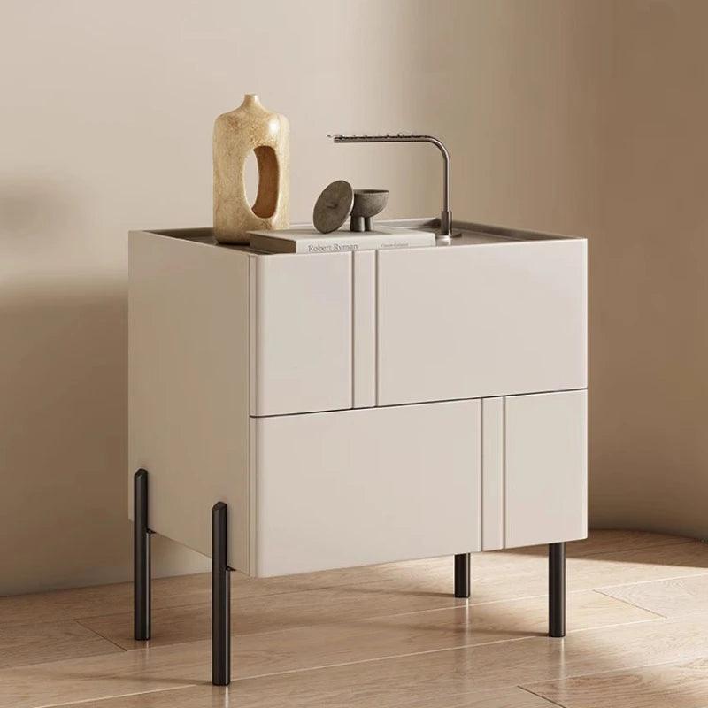 Side Bed Tables Bedroom Storage Bedside Table Room Cabinet Narrow Closets Night Stand Desk Coffee Criado Mudo Minimalist Sofa - Pacisia