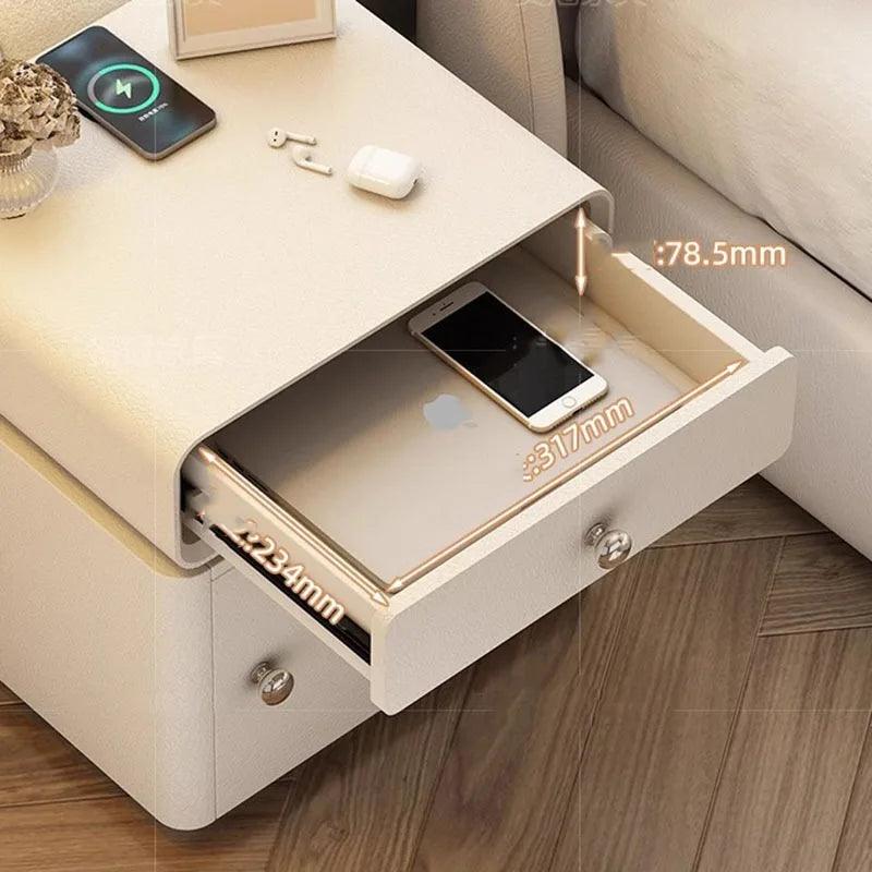 Chest Nightstand Storage Square Designer Bedroom Side Table Beside Bed Table Nordic Table De Nuit Chevet Bedroom Furniture - Pacisia