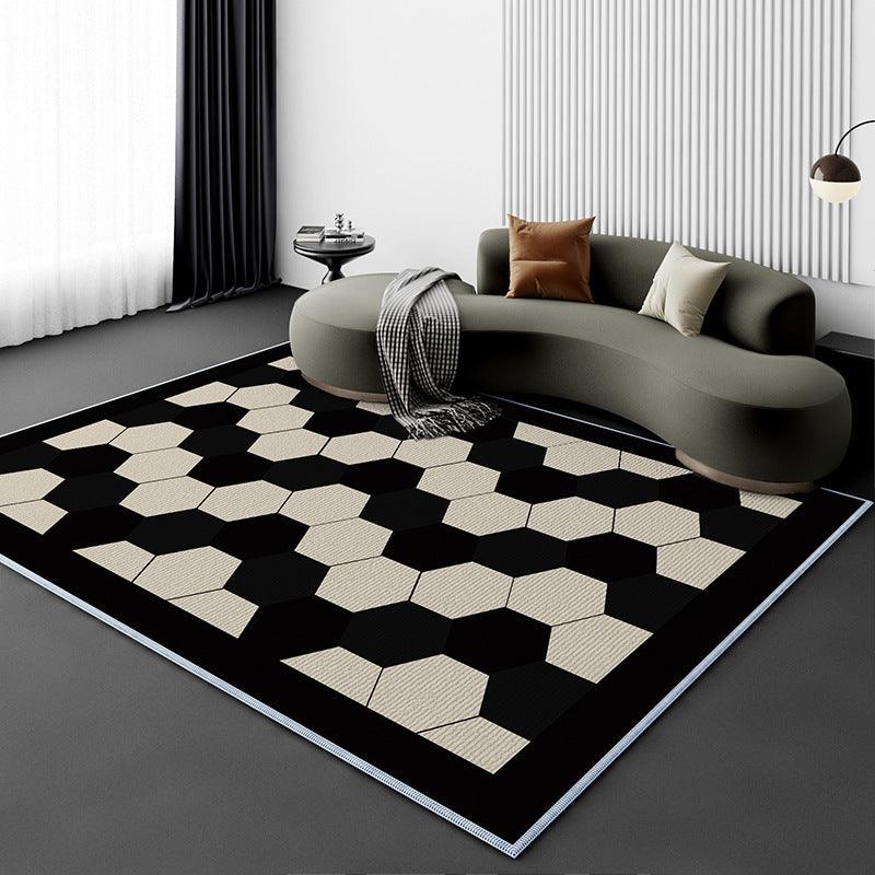 Living Room Carpet Fully Covered Bedroom And Household Sofa Table Carpet Bedside Stain-resistant Non-slip Foot Mat - Pacisia