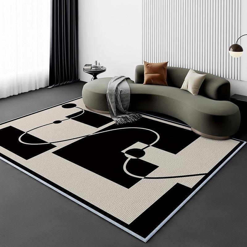 Living Room Carpet Fully Covered Bedroom And Household Sofa Table Carpet Bedside Stain-resistant Non-slip Foot Mat - Pacisia