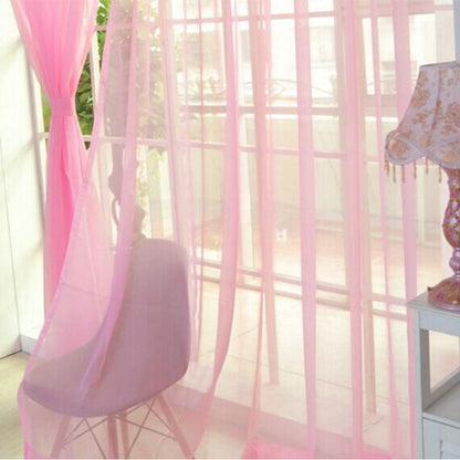 Curtains Solid Tulle Modern Curtains For Living Room Transparent Tulle Curtains Window Sheer For The Bedroom - Pacisia