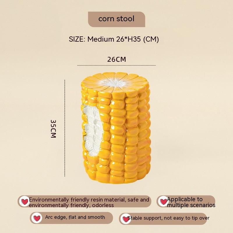 Hamburger Stool Food Net Red Low Stool Restaurant Decoration Corn Side Table Sofa Corner Table Casual Chair Simulation - Pacisia