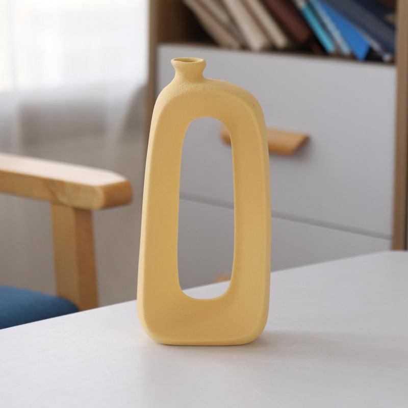 Abstract Ceramic Vase Simple Modern Ornament - Pacisia