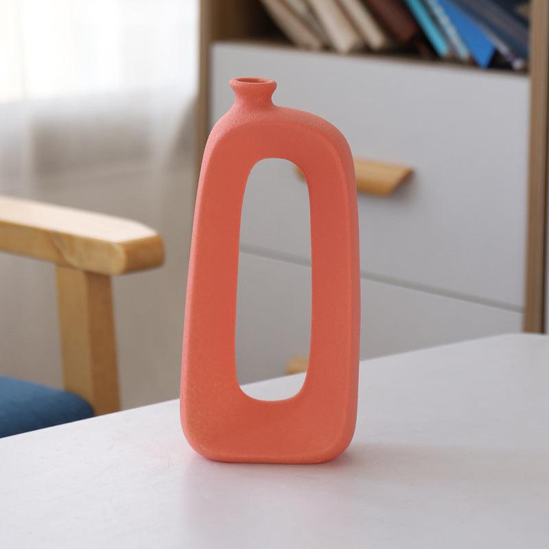 Abstract Ceramic Vase Simple Modern Ornament - Pacisia