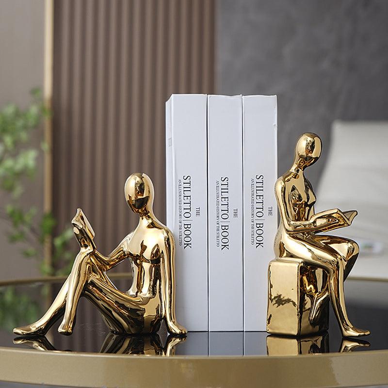 Abstract Character Bookend Artware Decorations Ornaments - Pacisia