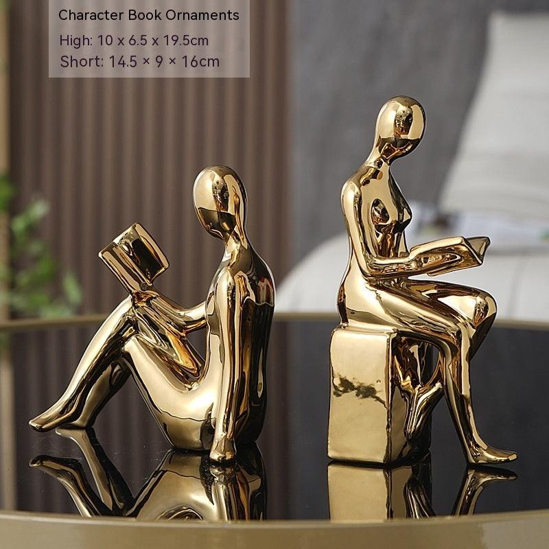 Abstract Character Bookend Artware Decorations Ornaments - Pacisia