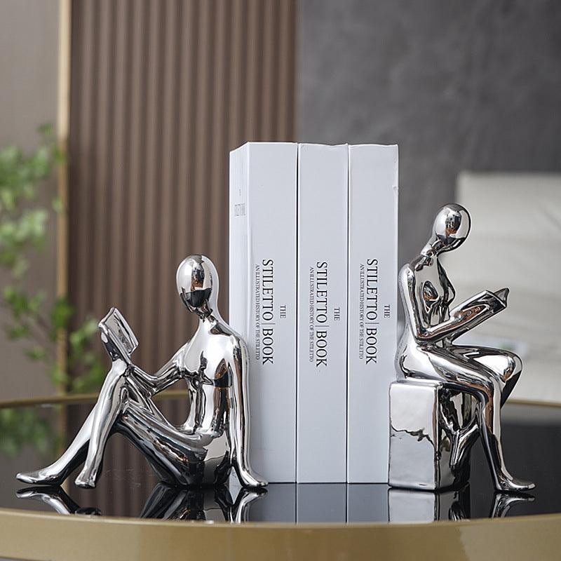 Abstract Character Bookend Artware Decorations Ornaments - Pacisia