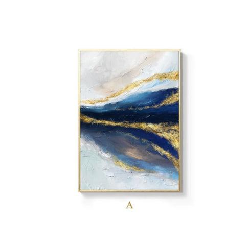 Abstract Contemporary Art Canvas Painting - Modern Home Living Room Decor - Pacisia