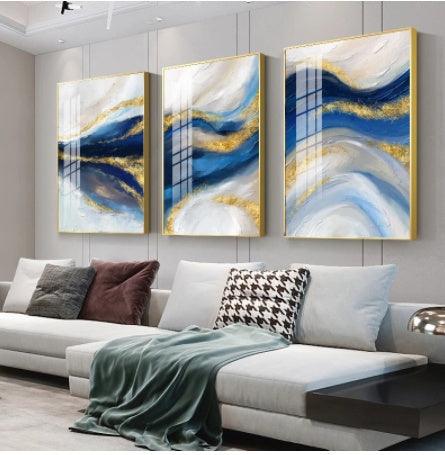 Abstract Contemporary Art Canvas Painting - Modern Home Living Room Decor - Pacisia