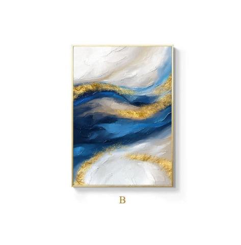 Abstract Contemporary Art Canvas Painting - Modern Home Living Room Decor - Pacisia