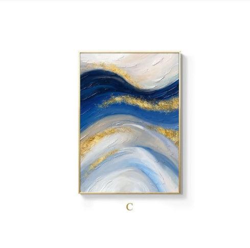 Abstract Contemporary Art Canvas Painting - Modern Home Living Room Decor - Pacisia