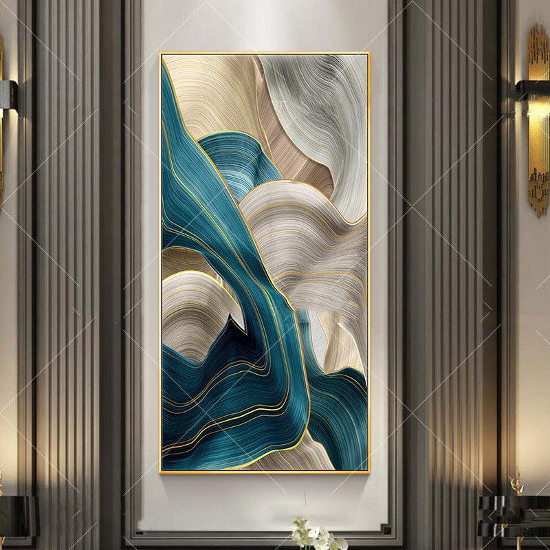 Abstract Fluid Art Canvas Wall Painting - Modern Decorative Poster - Pacisia