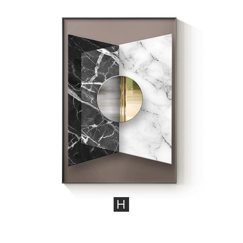 Abstract Geometric Canvas Painting Picture Home Decor Wall Poster - Pacisia