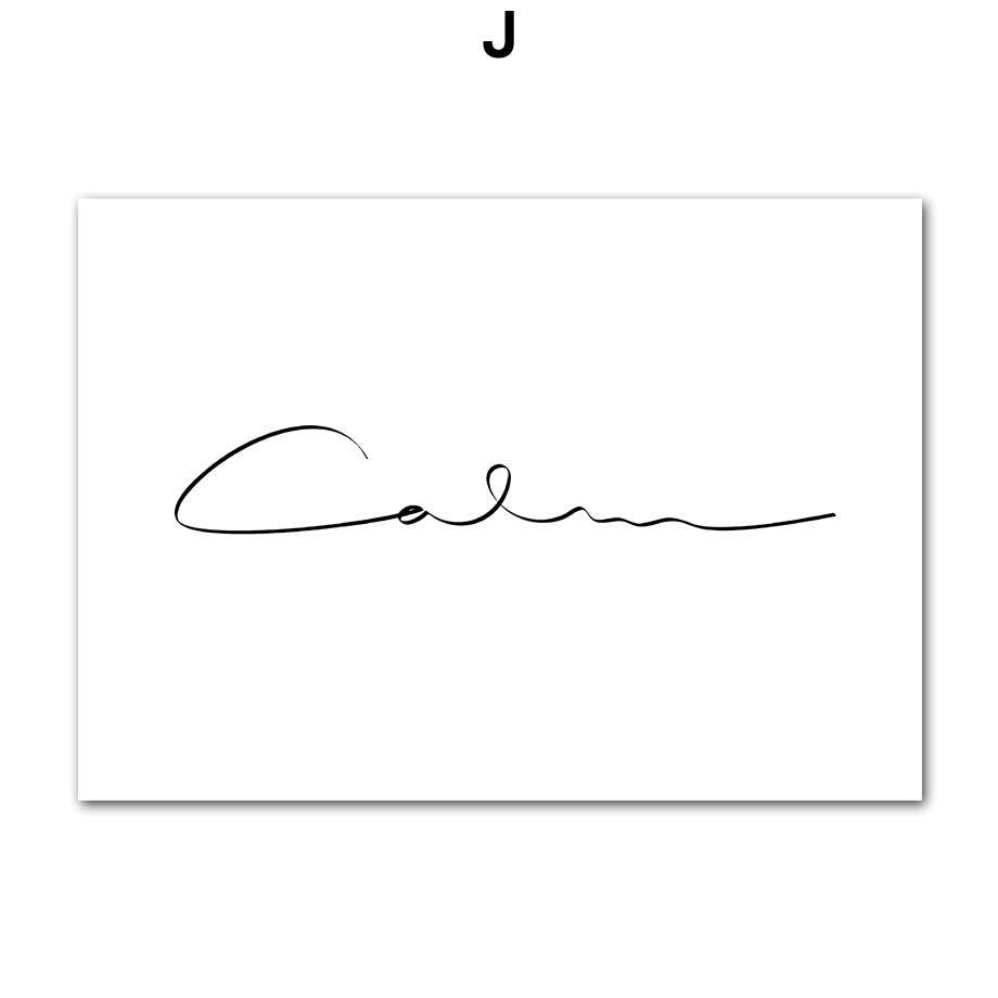 Abstract Line Art Canvas Painting - Modern Minimalist Wall Art for Home Decor - Pacisia