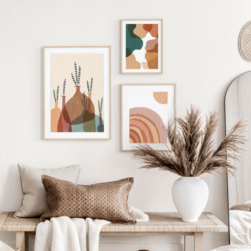 Abstract Painting Core Canvas Art Set - Modern Wall Decor for Living Room and Bedroom - Pacisia