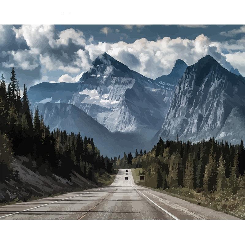 Abstract Street Decoration Painting - Modern Canvas Wall Art - Pacisia