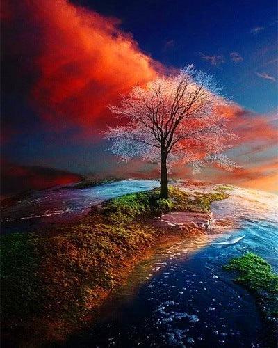 Abstract Street Decoration Painting - Modern Canvas Wall Art - Pacisia