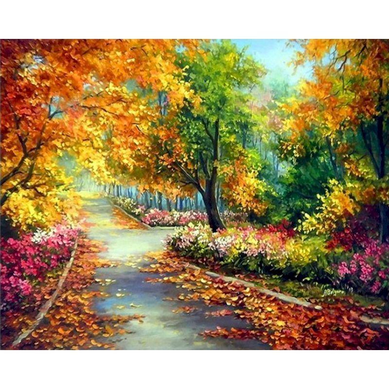Abstract Street Decoration Painting - Modern Canvas Wall Art - Pacisia
