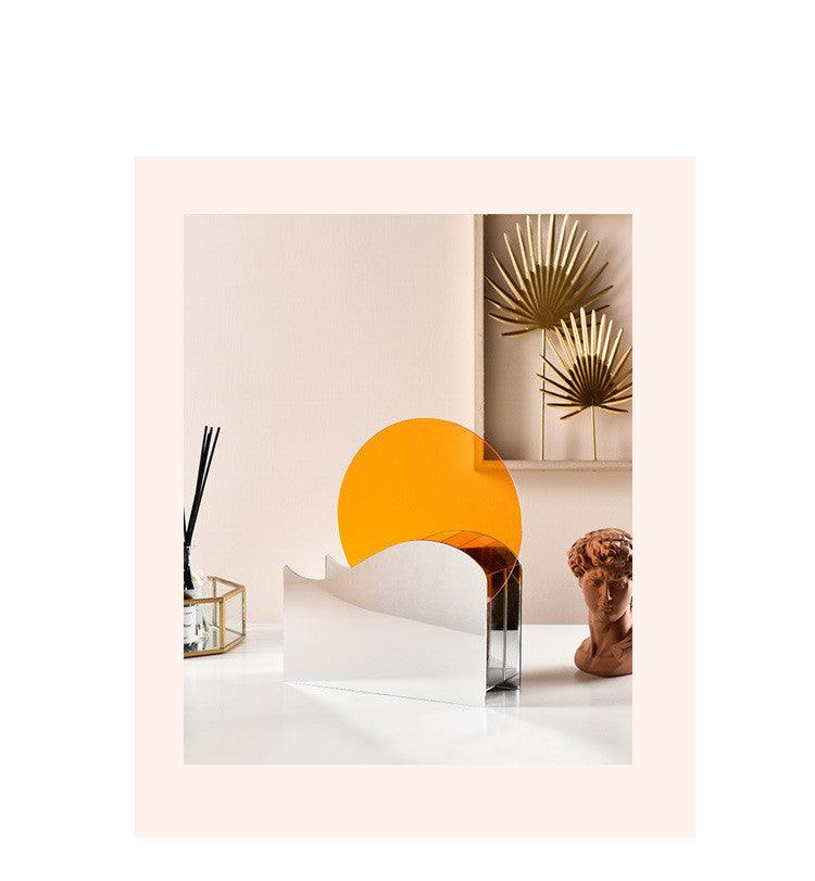 Acrylic Color Double-piece Geometric Shape Vase - Pacisia
