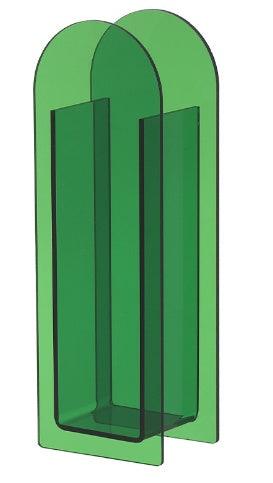 Acrylic Vase Transparent Colorful Living Room Dry Flower Geometric Flower Vase - Pacisia