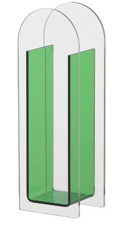 Acrylic Vase Transparent Colorful Living Room Dry Flower Geometric Flower Vase - Pacisia