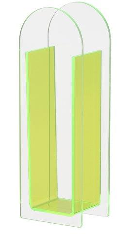 Acrylic Vase Transparent Colorful Living Room Dry Flower Geometric Flower Vase - Pacisia