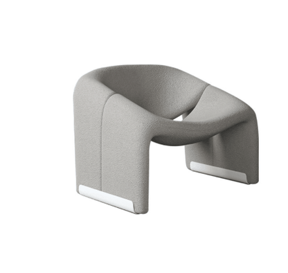 Alabaster Wave Textured Armchair - Pacisia