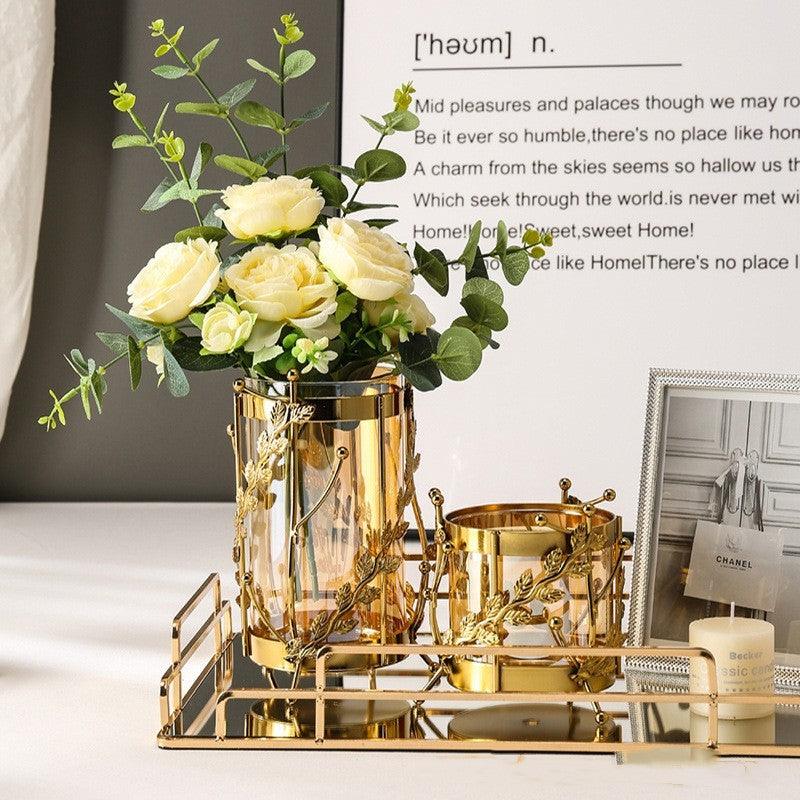 American Light Luxury Metal Vase Ornament Decoration - Pacisia